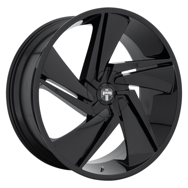 24x10  DUB Wheels S247 Fade Gloss Black 20 offset 106.1 hub