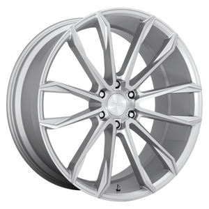 24x10 6x139.7 DUB Wheels S248 Clout Gloss Silver Brushed 30 offset 106.1 hub