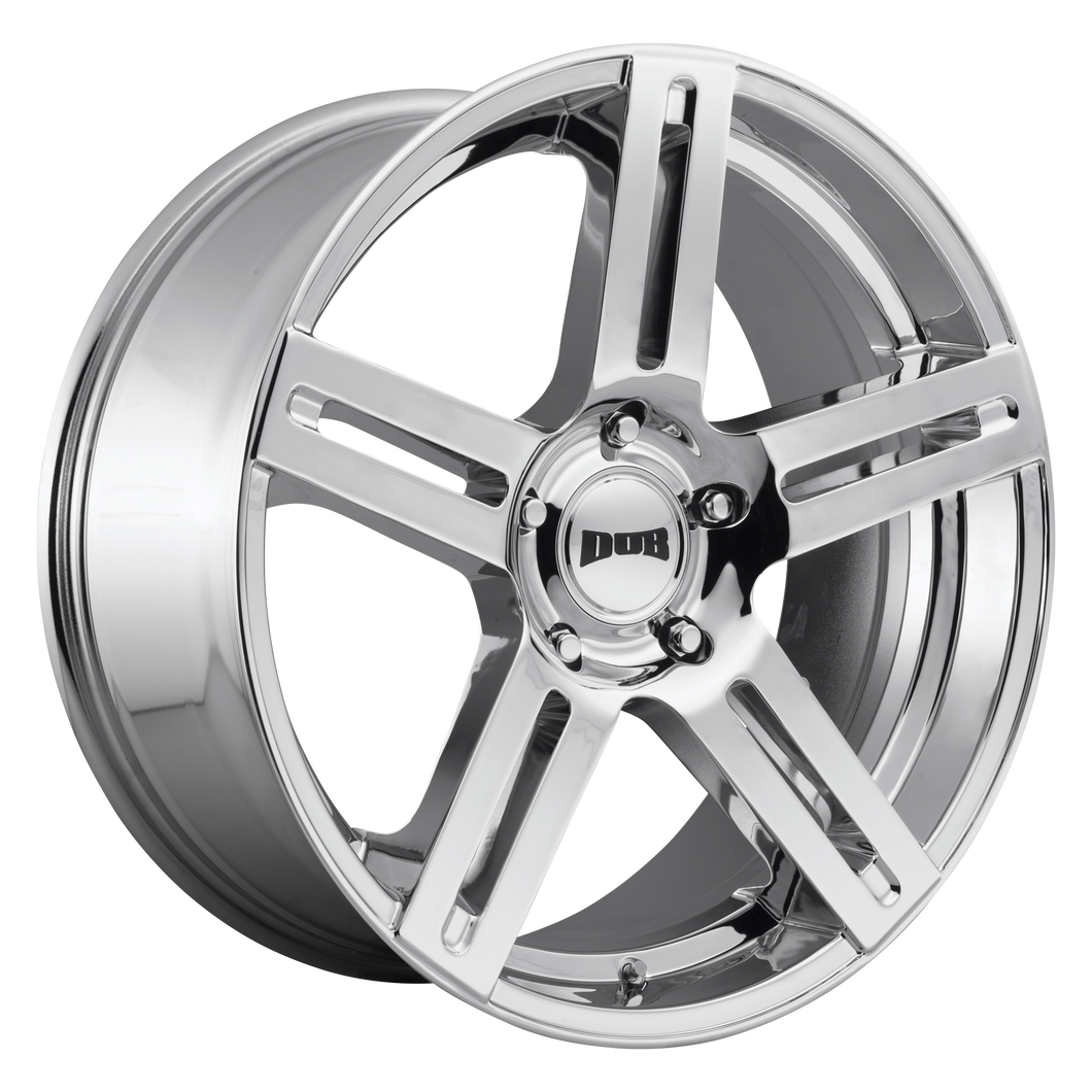 24x10 6x139.7 DUB Wheels S249 Roc Chrome Plated 30 offset 106.1 hub