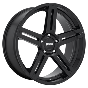 24x10 6x135 DUB Wheels S250 Roc Gloss Black 30 offset 87.1 hub