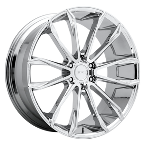 24x10 6x139.7 DUB Wheels S251 Clout Chrome Plated 30 offset 106.1 hub