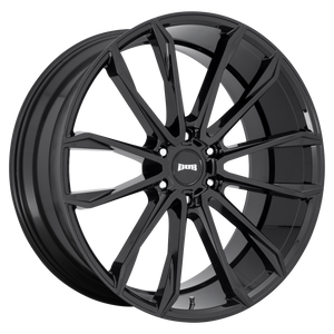 24x10 6x139.7 DUB Wheels S253 Clout Gloss Black 30 offset 106.1 hub