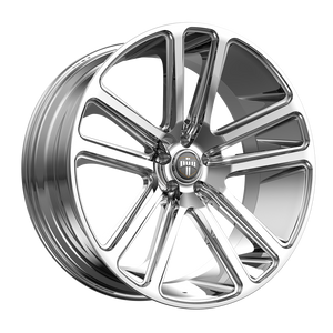 24x10 6x135 DUB Wheels S254 Flex Chrome 30 offset 87.1 hub