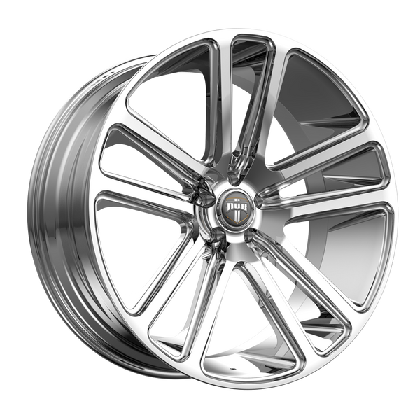 26x10 6x135 DUB Wheels S254 Flex Chrome 30 offset 87.1 hub