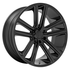 24x10 6x135 DUB Wheels S256 Flex Gloss Black 30 offset 87.1 hub