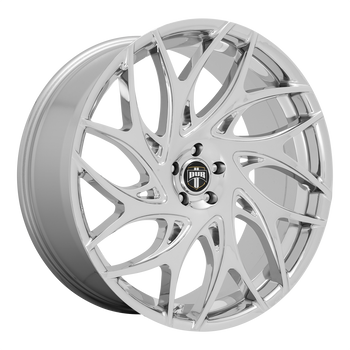 24x10 5x115 DUB Wheels S258 G.O.A.T. Chrome 15 offset 71.6 hub