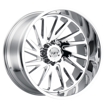 20x12 8x170 Tuff Wheels T2A Chrome -45 offset 125.1 hub