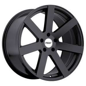 18x9.5 5x112 TSW Wheels Bardo Matte Black 35 offset 72.1 hub