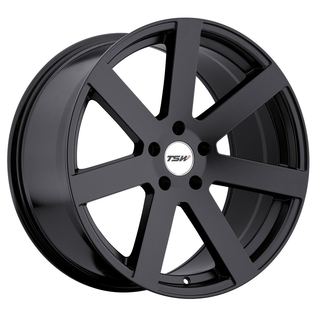18x9.5 5x112 TSW Wheels Bardo Matte Black 35 offset 72.1 hub