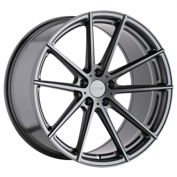 18x8 5x108 TSW Wheels Bathurst Gloss Gunmetal 40 offset 72.1 hub