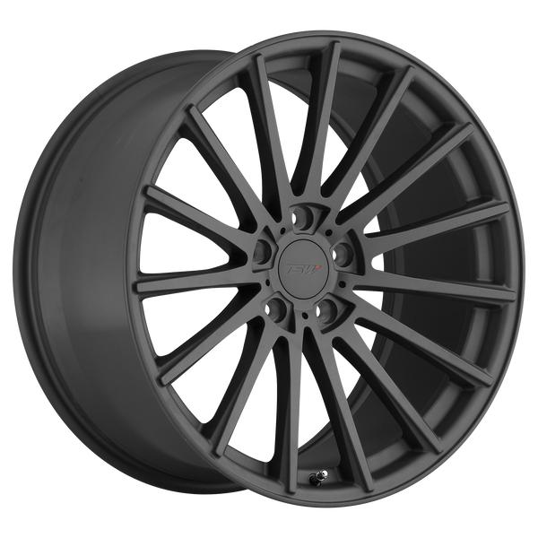 17x8 5x114.3 TSW Wheels Chicane Matte Gunmetal 40 offset 76.1 hub