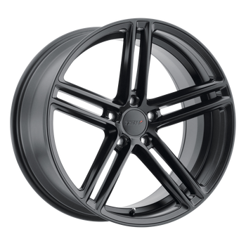 17x8 5x108 TSW Wheels Chapelle Matte Black 40 offset 72.1 hub