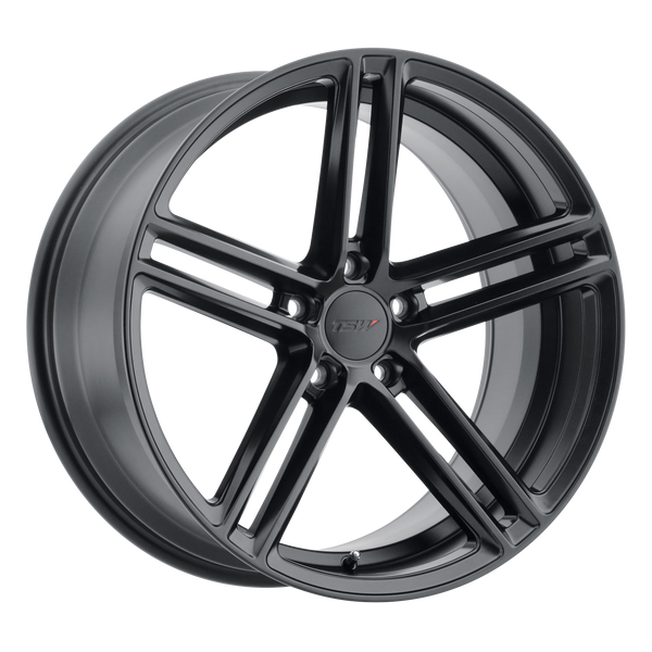 17x8 5x112 TSW Wheels Chapelle Matte Black 42 offset 66.56 hub