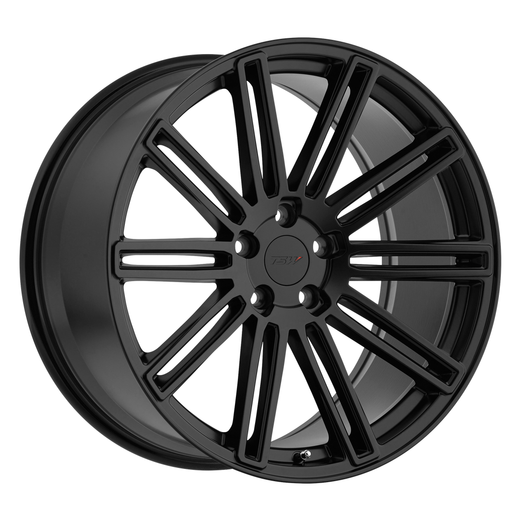 18x8.5 5x120 TSW Wheels Crowthorne Matte Black 20 offset 76.1 hub