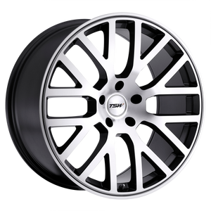 19x8 5x120 TSW Wheels Donington Gunmetal Mirror Cut Face 32 offset 76.1 hub