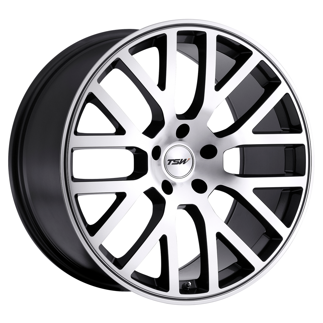 19x8 5x120 TSW Wheels Donington Gunmetal Mirror Cut Face 32 offset 76.1 hub