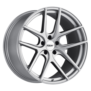 19x10.5 5x120 TSW Wheels Geneva Matte Titanium Silver 27 offset 76.1 hub