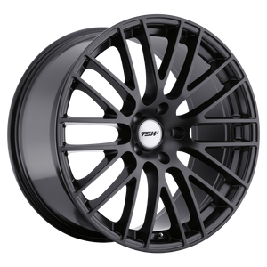 19x10.5 5x114.3 TSW Wheels Max Matte Black 25 offset 76.1 hub