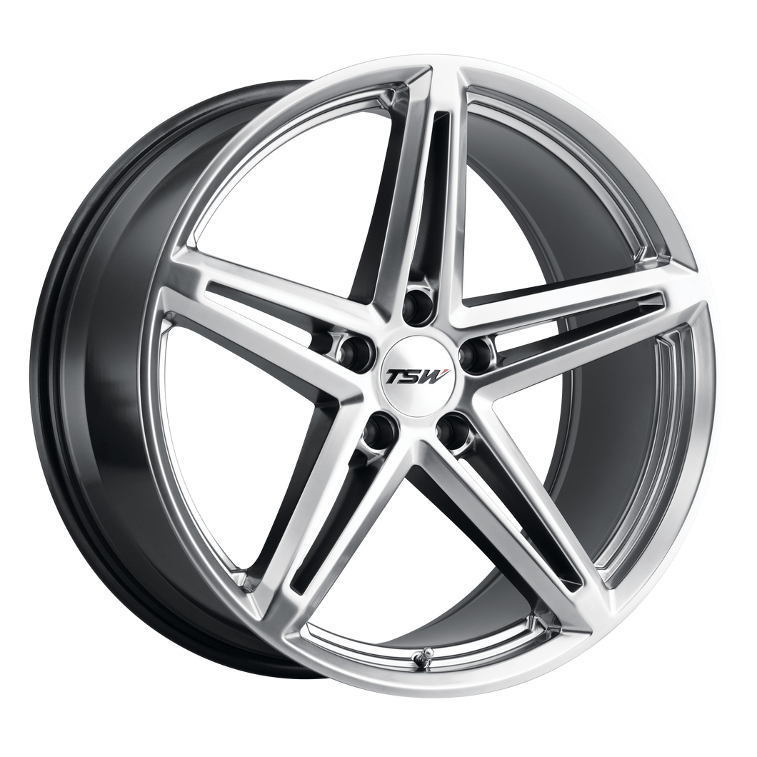 19x8.5 5x120 TSW Wheels Molteno Hyper Silver 35 offset 76.1 hub