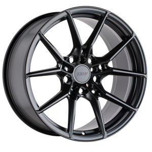 18x8 5x108 TSW Wheels Neptune Semi Gloss Black 40 offset 72.1 hub