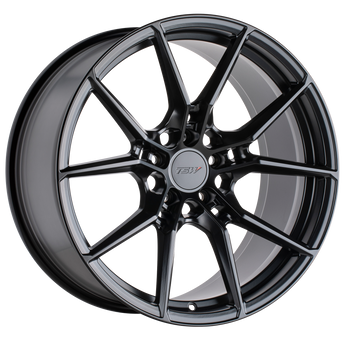18x8 5x100 TSW Wheels Neptune Semi Gloss Black 35 offset 72.1 hub