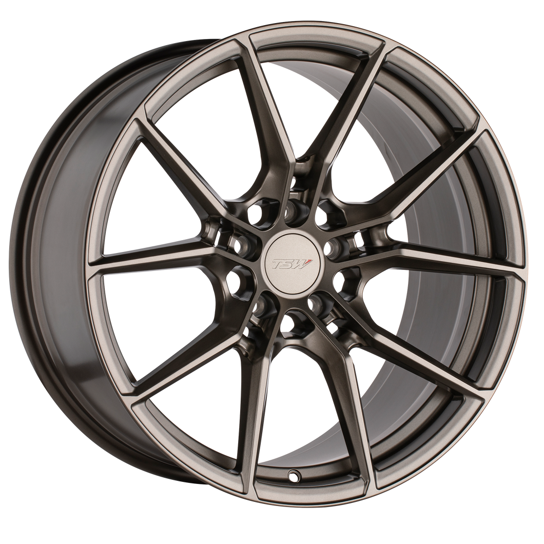 18x8 5x114.3 TSW Wheels Neptune Matte Bronze 35 offset 76.1 hub