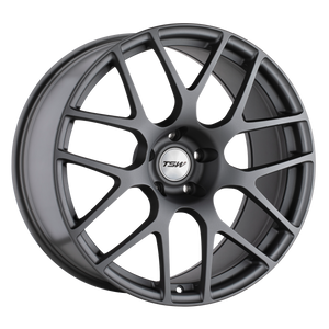 19x8 5x110 TSW Wheels Nurburgring Matte Gunmetal 40 offset 72.1 hub