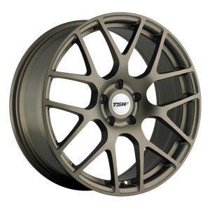 19x8.5 5x112 TSW Wheels Nurburgring Matte Bronze 32 offset 72.1 hub