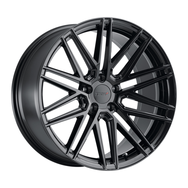 19x8.5 5x114.3 TSW Wheels Pescara Gloss Black 30 offset 76.1 hub
