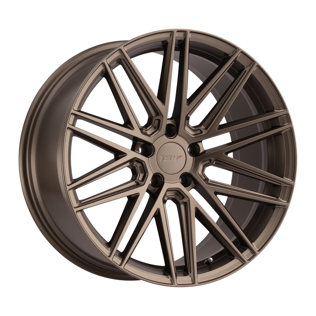19x8.5 5x120 TSW Wheels Pescara Bronze 35 offset 76.1 hub