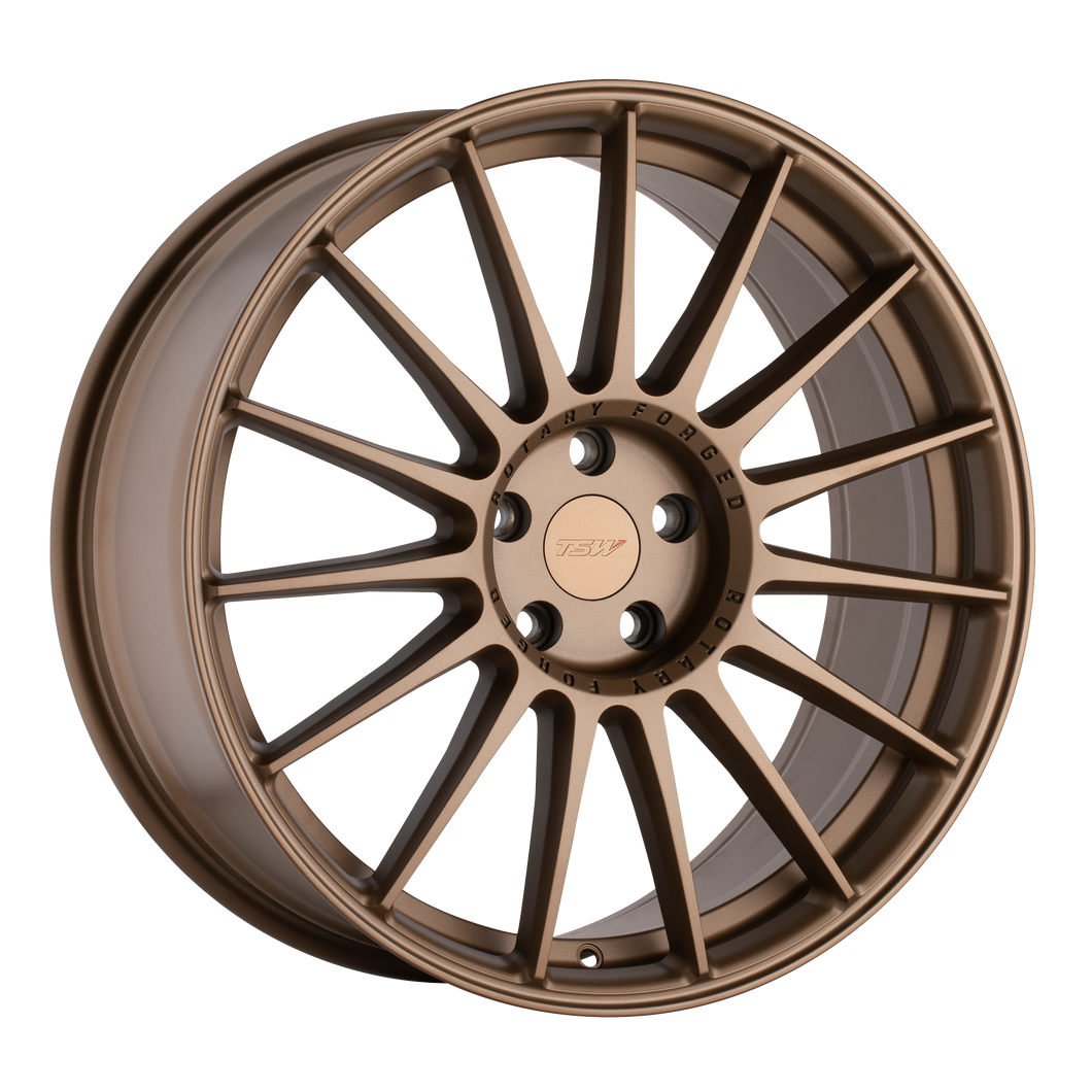19x8.5 5x114.3 TSW Wheels Paddock Matte Bronze 40 offset 76.1 hub