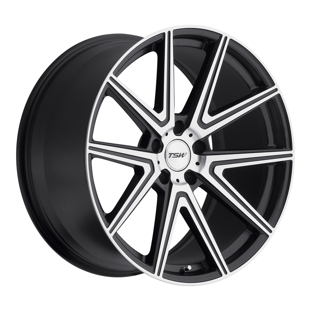 18x9.5 5x112 TSW Wheels Rouge Gunmetal With Mirror Cut Face 35 offset 72.1 hub