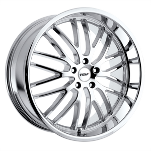 18x8 5x112 TSW Wheels Snetterton Chrome 45 offset 72.1 hub