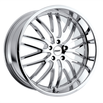 17x8 5x112 TSW Wheels Snetterton Chrome 45 offset 72.1 hub