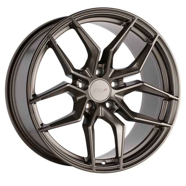 18x9.5 5x112 TSW Wheels Silvano Matte Bronze 40 offset 66.56 hub