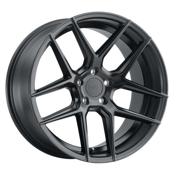 18x9.5 5x114.3 TSW Wheels Tabac Semi Gloss Black 20 offset 76.1 hub