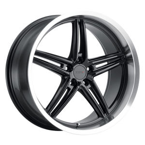 19x10 5x114.3 TSW Wheels Variante Gloss Black With Machined Lip 25 offset 76.1 hub