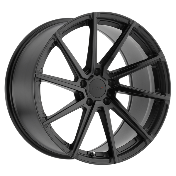 18x8.5 5x112 TSW Wheels Watkins Double Black - Matte Black With Gloss Black Face 32 offset 72.1 hub