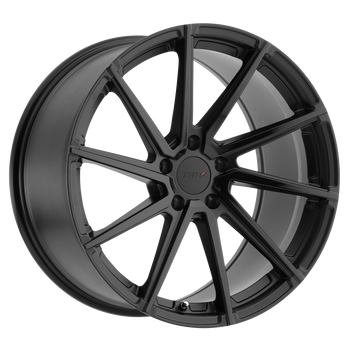 18x8.5 5x114.3 TSW Wheels Watkins Double Black - Matte Black With Gloss Black Face 40 offset 76.1 hub