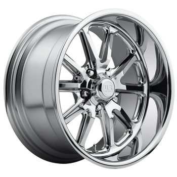 17x7 5x120.65 US Mag Wheels U110 Rambler Chrome Plated 1 offset 72.56 hub