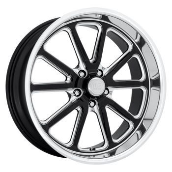 18x8 5x120.65 US Mag Wheels U117 Rambler Gloss Black Milled 1 offset 72.56 hub