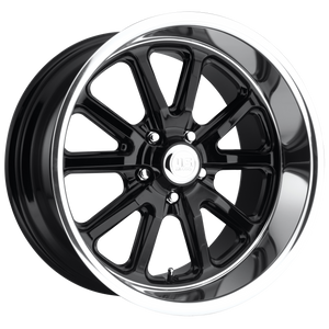 18x9.5 5x120.65 US Mag Wheels U121 Rambler Gloss Black 1 offset 72.56 hub