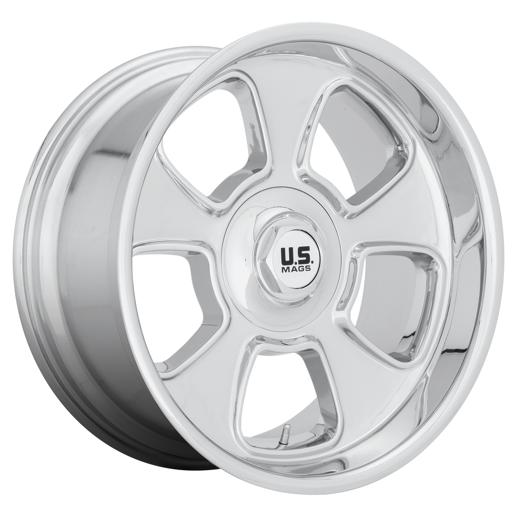 20x9.5 6x139.7 US Mag Wheels U126 Boulevard Chrome Plated 1 offset 91 hub