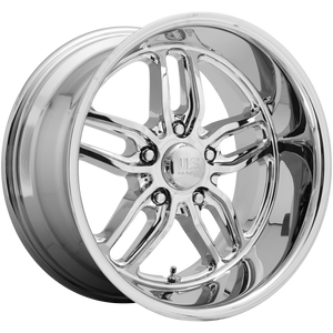 20x8.5 5x127 US Mag Wheels U127 Cten Chrome Plated 7 offset 78.1 hub