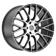 18x10 5x130 Victor Equipment Wheels Stabil Gunmetal With Mirror Cut Face 50 offset 71.5 hub