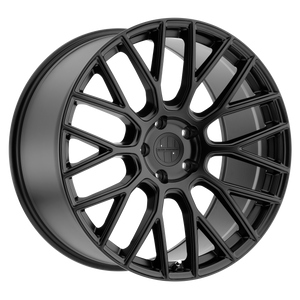 20x9 5x112 Victor Equipment Wheels Stabil Matte Black 22 offset 66.56 hub