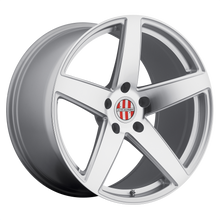 18x11 5x130 Victor Equipment Wheels Baden Silver With Mirror Cut Face 36 offset 71.5 hub