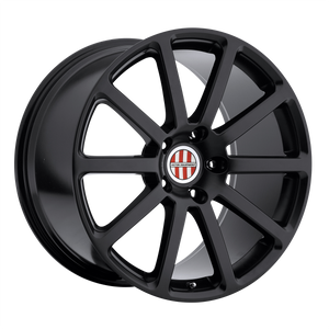 19x8 5x130 Victor Equipment Wheels Zehn Matte Black 45 offset 71.5 hub