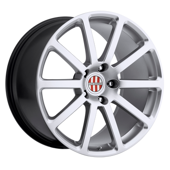 18x11 5x130 Victor Equipment Wheels Zehn Hyper Silver 55 offset 71.5 hub