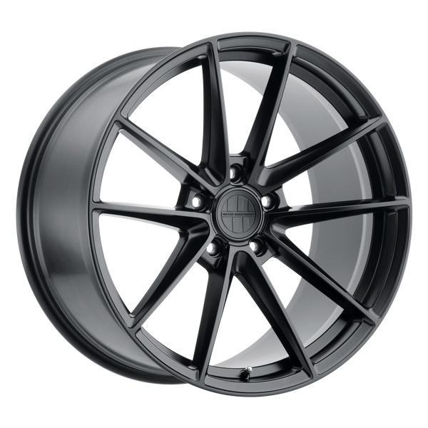 18x11 5x130 Victor Equipment Wheels Zuffen Matte Black 55 offset 71.5 hub